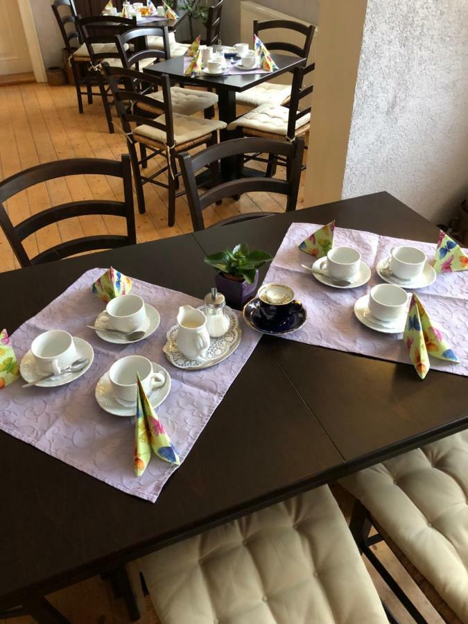 Alte Schule Café und Pension Drehna Esterno foto